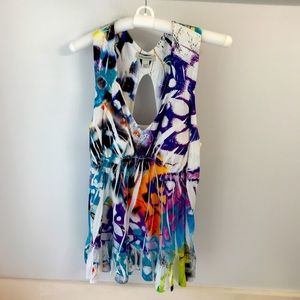Boston Proper Multi Color Sleeveless Top